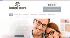 Desktop Screenshot of barringtoneyecare.com