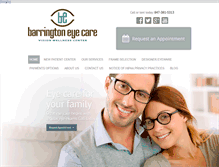 Tablet Screenshot of barringtoneyecare.com